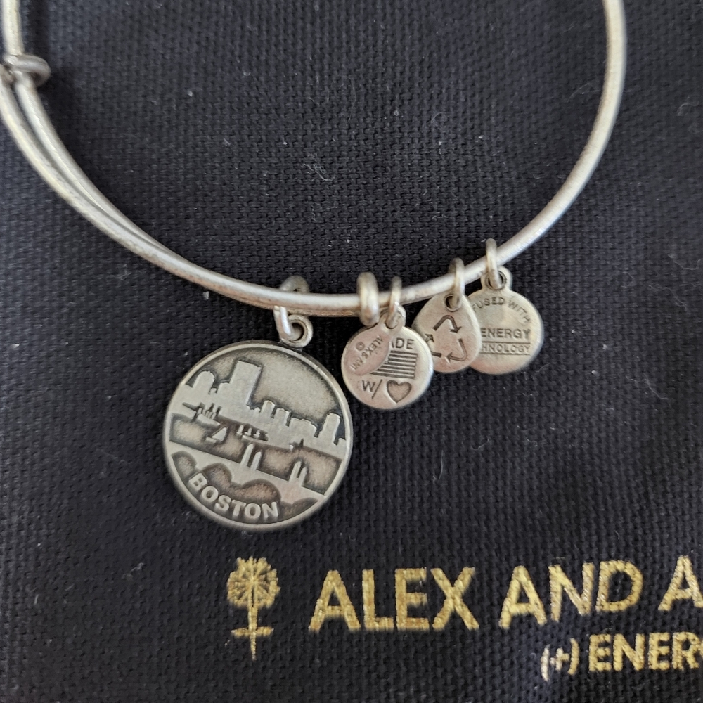 Alex and Ani Boston charm bracelet